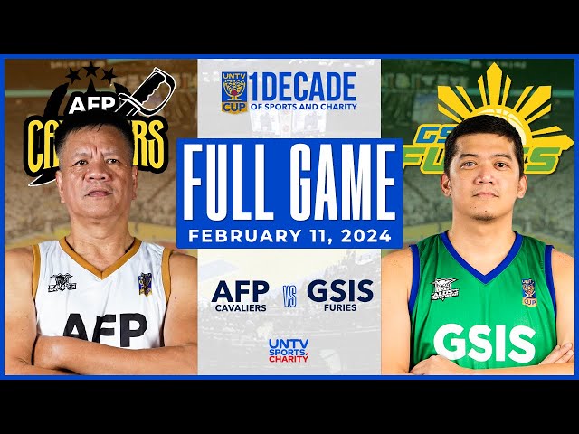 AFP Cavaliers vs GSIS Furies FULL GAME – February 07, 2024 | UNTV Cup Season 10