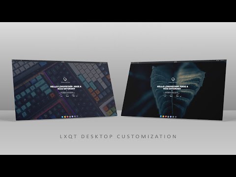 LXQt Deskto Customization