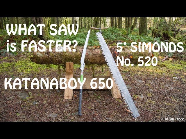 Katanaboy 650 - Crosscut Saw Speed Test