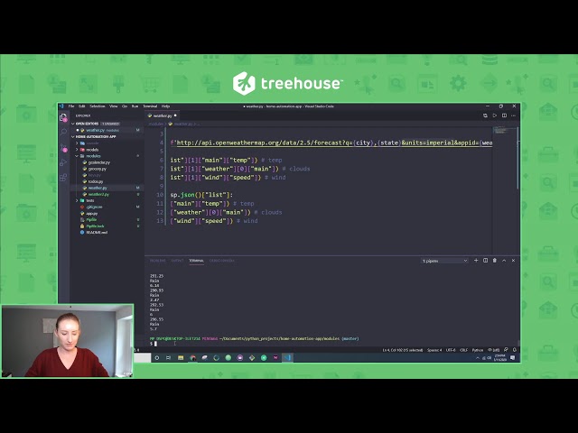 "How to Add a Weather API" - Build a Home Automation App with Megan Amendola