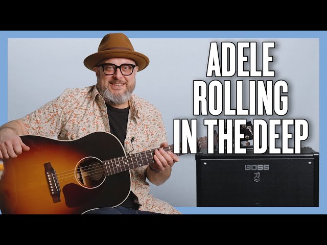 Adele Rolling in the Deep Guitar Lesson + Tutorial