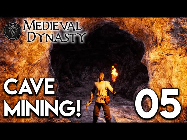 Medieval Dynasty Lets Play - Cave Mining! E5