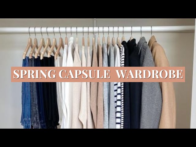 spring capsule wardrobe 2024 | 40 pieces minimal casual + classic style