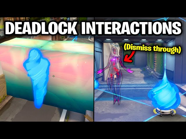NEW: Agent "Dead Lock" ALL ABILITY INTERACTIONS!