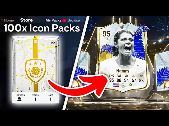 100x ENCORE ICON PACKS! 😱 FC 24 Ultimate Team