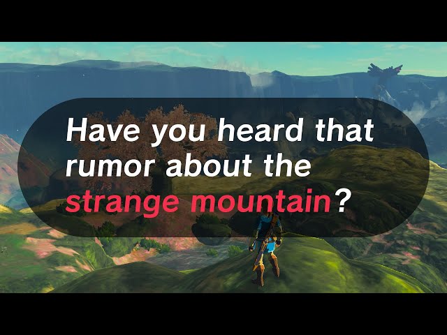 BOTW: bringing Lord of the Mountain to scared NPC