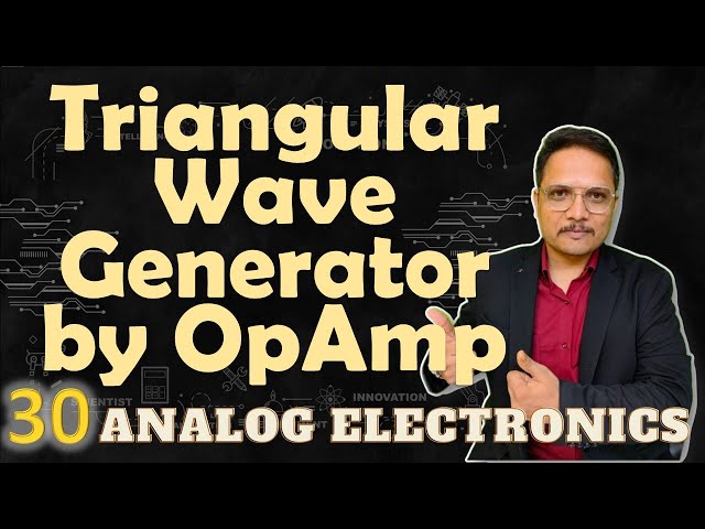 Triangular Wave Generator using Operational Amplifier