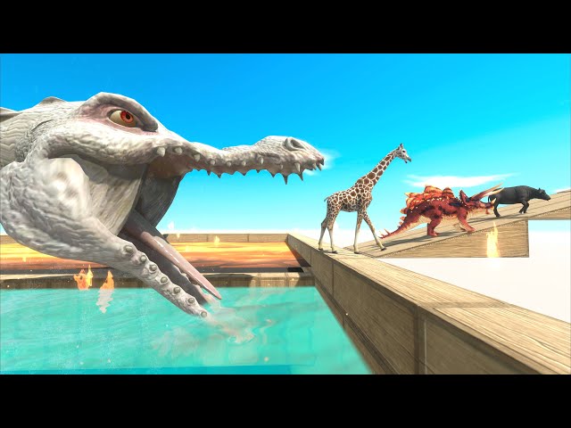 Dinosaur or Animal - Who Escaped From Ice Dino Prison? | Animal Revolt Battle Simulator