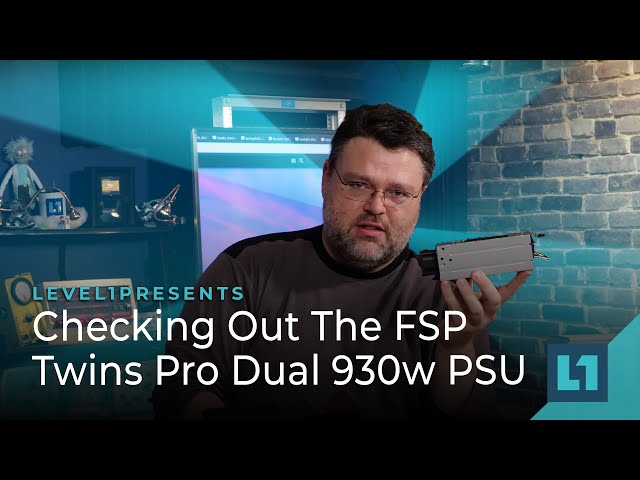 Checking Out The FSP Twins Pro Dual 930w PSU!
