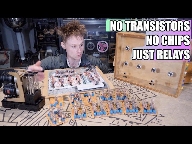 Making A Synthesiser Sequencer Out Of RELAYS Part 1