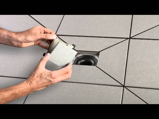 Fixer Tips: How to install a Schlüter-KERDI DRAIN Covering Support (Design 4)