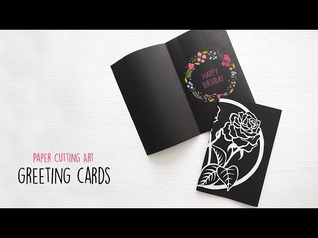 DIY Birthday Greeting Card | Paper Cutting Art