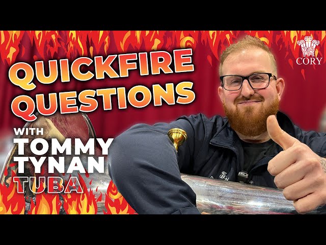 Quickfire Questions 🔥 with Cory Band Principal Eb Tuba, Tommy Tynan.