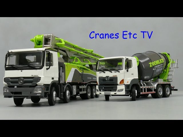 Sunraise Zoomlion 64X-6RZ Concrete Pump + Mixer by Cranes Etc TV