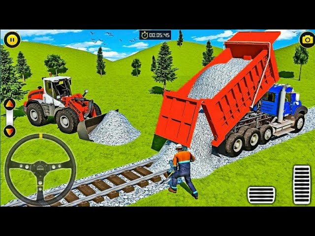 Truck Tronton Panjang Angkut Pasir Kontruksi - Mobil Balap Truck Simulator Android Gameplay