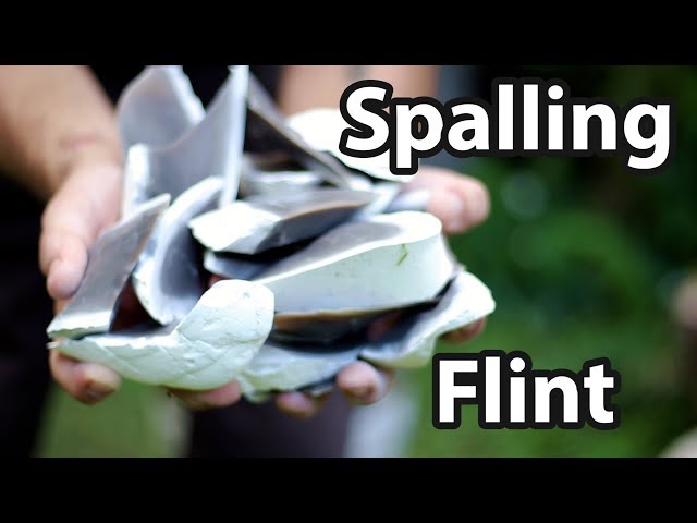 How to Spall Flint to make arrowheads