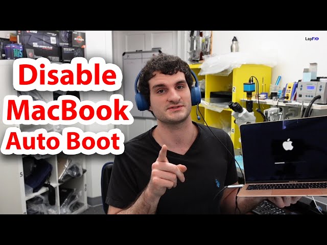 How To Disable Auto Turn on & Power on Lid Open for a MacBook Pro and Air