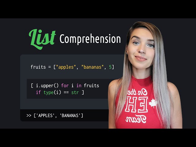 List Comprehension - BEST Python feature !!! Fast and Efficient