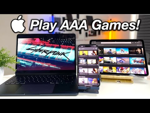 Play AAA GAMES at 60FPS on a iPhone 14, iPad & MacBook Air 2
