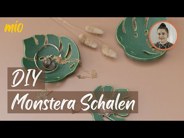 DIY Monstera Schalen gestalten