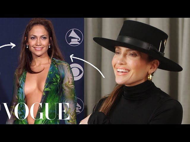 Jennifer Lopez Breaks Down 17 Looks, From "The Dress" to Her Wedding | Life in Looks | Vogue