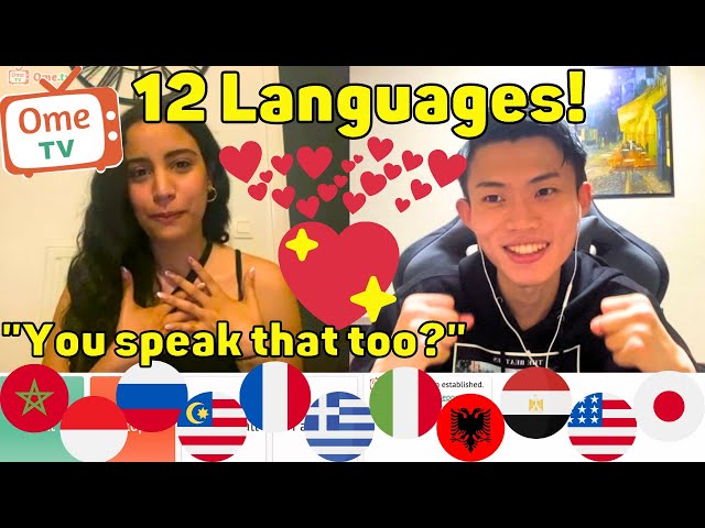 Japanese Polyglot Met His Language SOULMATE! - Omegle