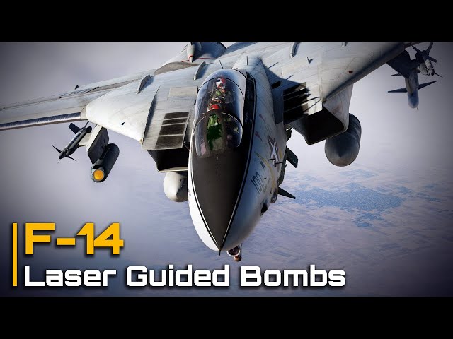 DCS F14 | How to use GBU12 Laser Guided Bombs