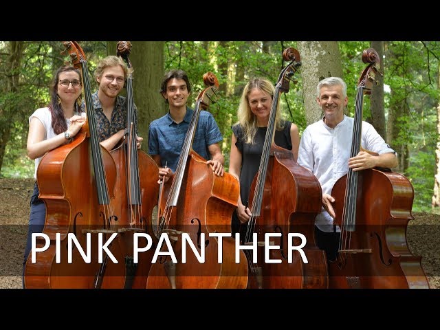 PINK PANTHER Theme | double bass quintet | Božo Paradžik & students