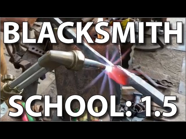 Blacksmithing School: 1.5 Punch, Drift, Fuller, Slit and Split.