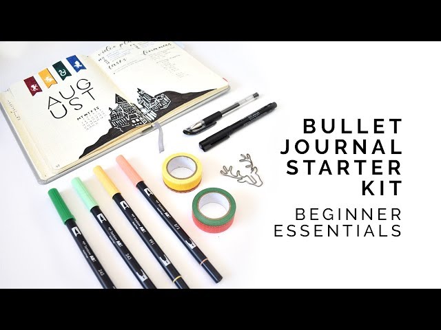 the ultimate bullet journal starter kit ⭐ essential supplies for beginners