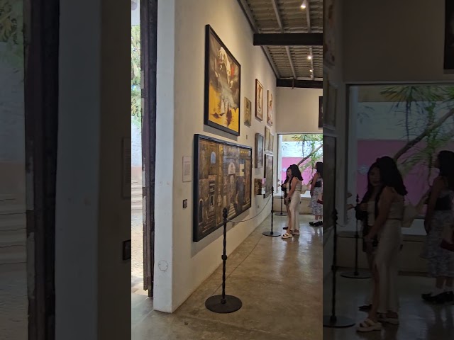 Impressed by the Great Art Works at the Pinto Museum, Antipolo, Rizal Province