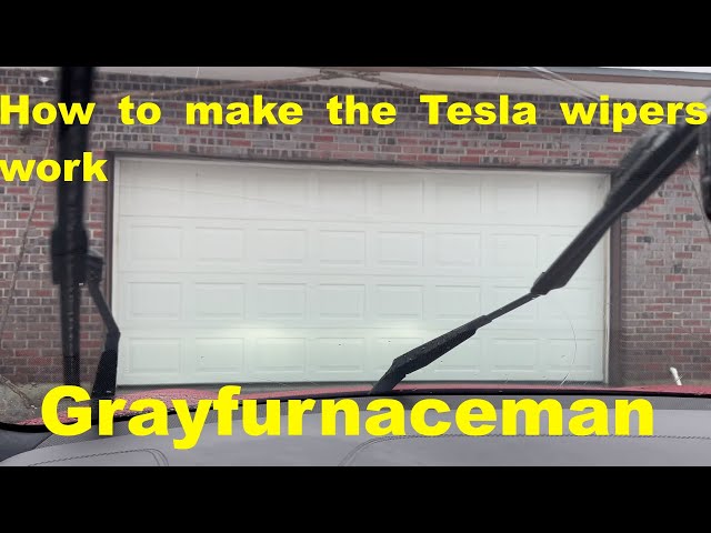 Making the Tesla wipers work