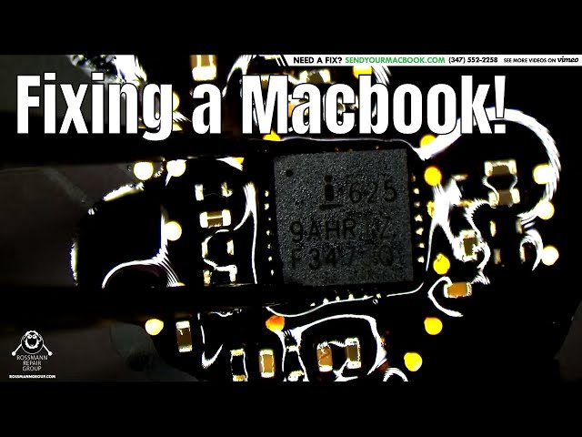 Macbook Pro no power logic board repair A1398