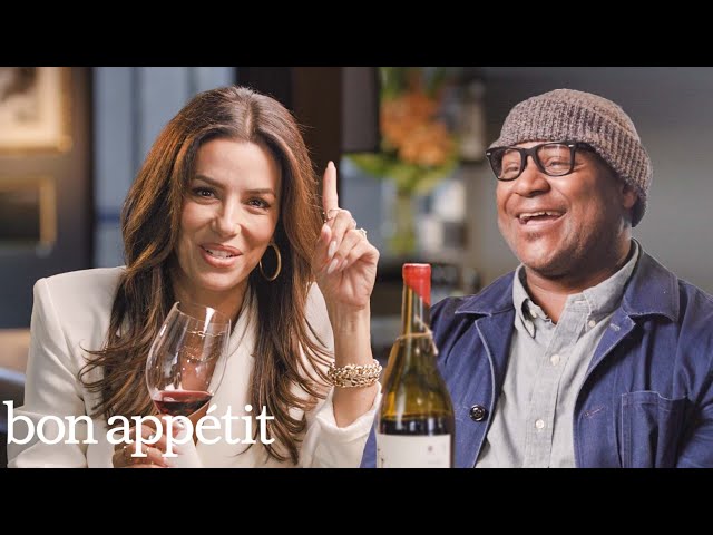 Eva Longoria Guesses Cheap vs. Expensive Wines | Through The Grapevine | Bon Appétit