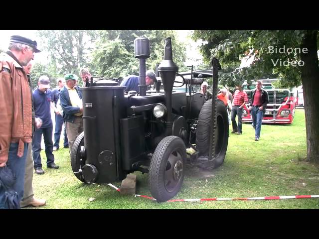 Traktor: Lanz Bulldog mit Imbert Holzvergaser - old wood gas tractor