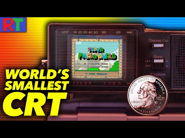 The World's SMALLEST Color CRT TV!
