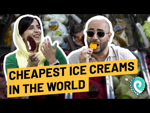 Iranian food culture - Cheapest Ice cream in the world