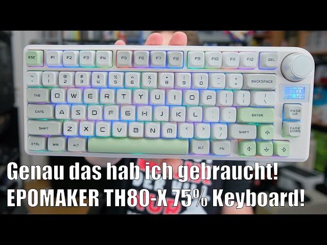 Eine Tastatur vorgestellt - Epomaker TH80-X