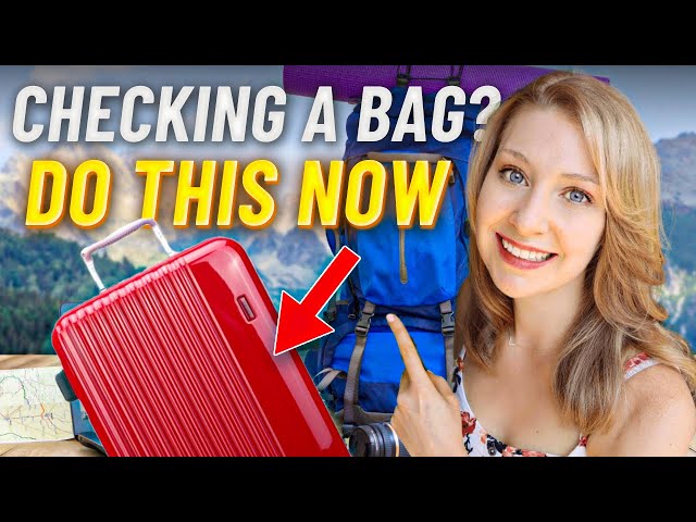10 Packing Tips for Checked Luggage | (avoid lost bags in 2024)