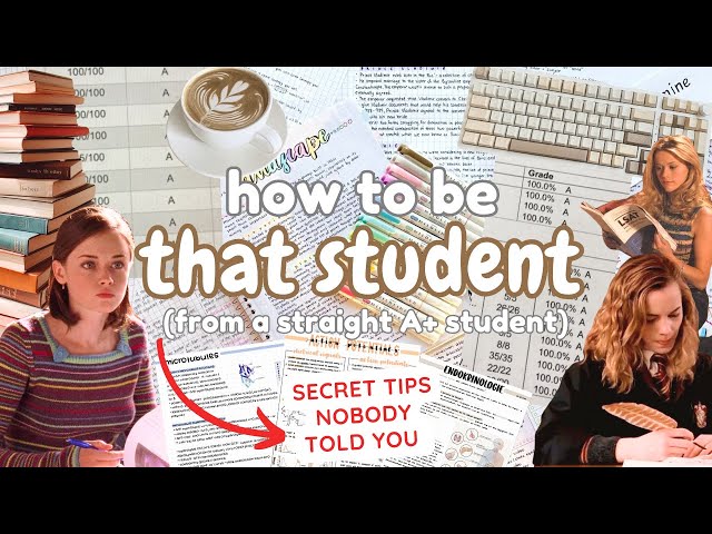 Become a top 1% student ✨💯 study tips, organization hacks, and motivation to always get straight A's