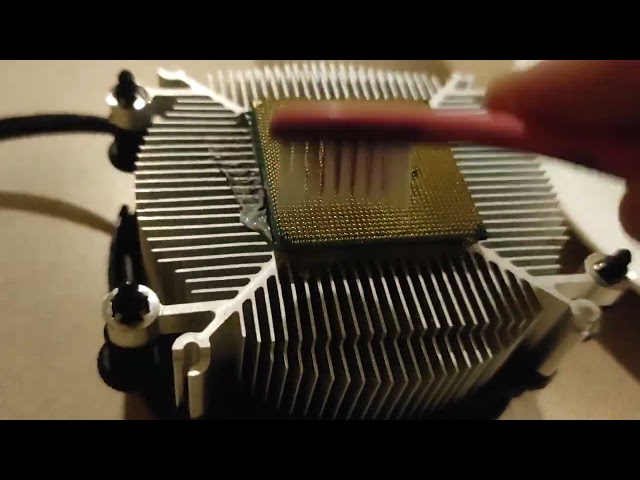 How to clean CPU pins when Thermal Paste gets in there.