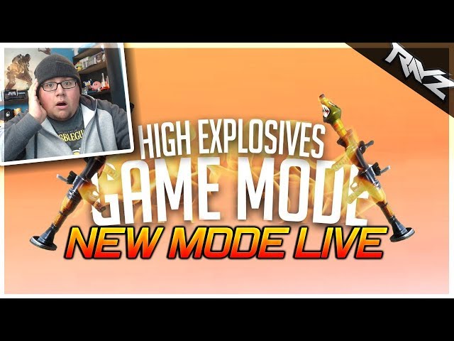 NEW HIGH EXPLOSIVES MODE LIVE w/ Hollowpoiint! New Fortnite Limited Mode Gameplay!
