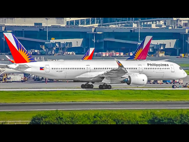 20 MINS of Landings & Takeoffs at MNL | Manila Airport Plane Spotting