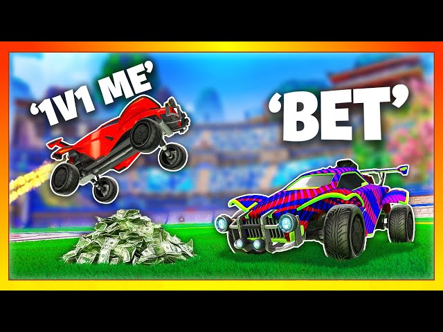 A trash talker challenged me to another $1,000 1v1 in Rocket League