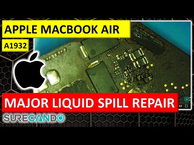 A Guide to Fixing a Liquid-Damaged MacBook Air 2019 (A1932 Model)
