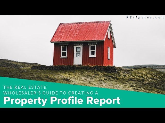The Real Estate Wholesaler's Guide to Creating a Property Profile Report (Canva Tutorial)