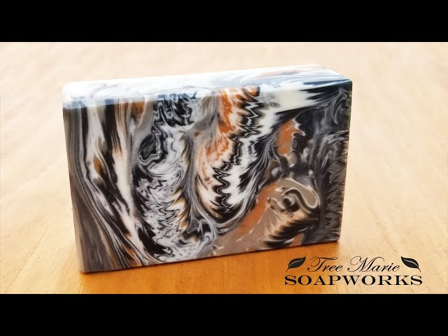 Cosmic Wave Swirl Technique, Cold Process Soap Making (Technique Video #10)