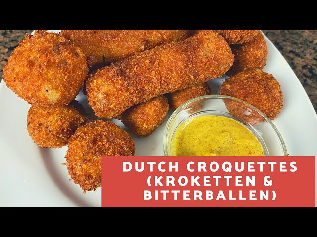 Dutch Croquettes (kroketten, Bitterballen)