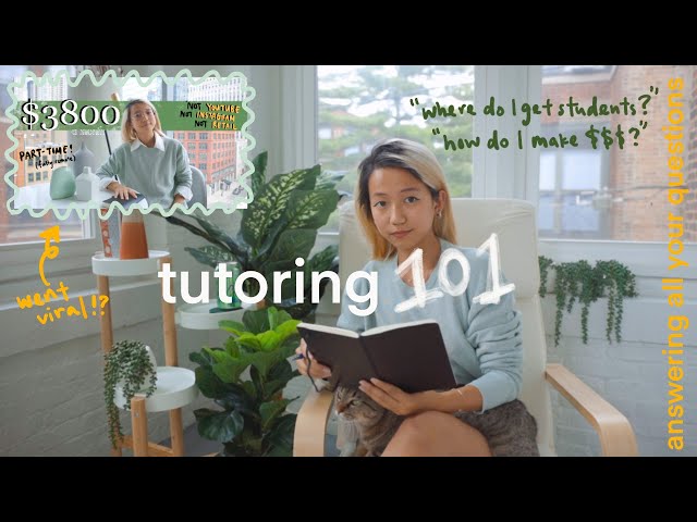 how i make $3-4K/mo tutoring📚: answering ur questions + watch me teach!!