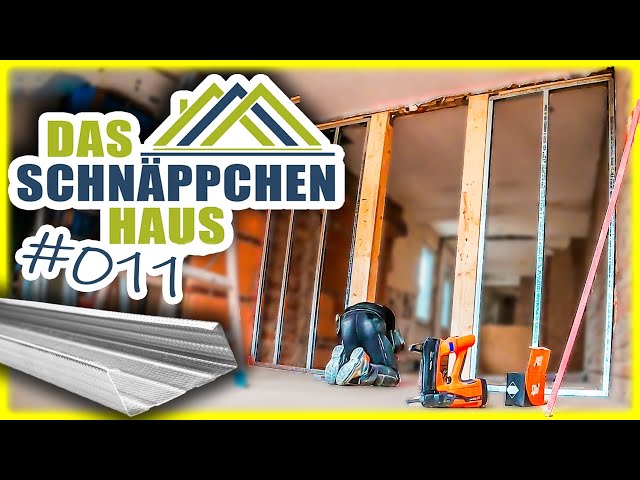 SCHNÄPPCHENHAUS #011 | ES BEGINNT - Trockenbau STÄNDERWERK bauen! | Home Build Solution